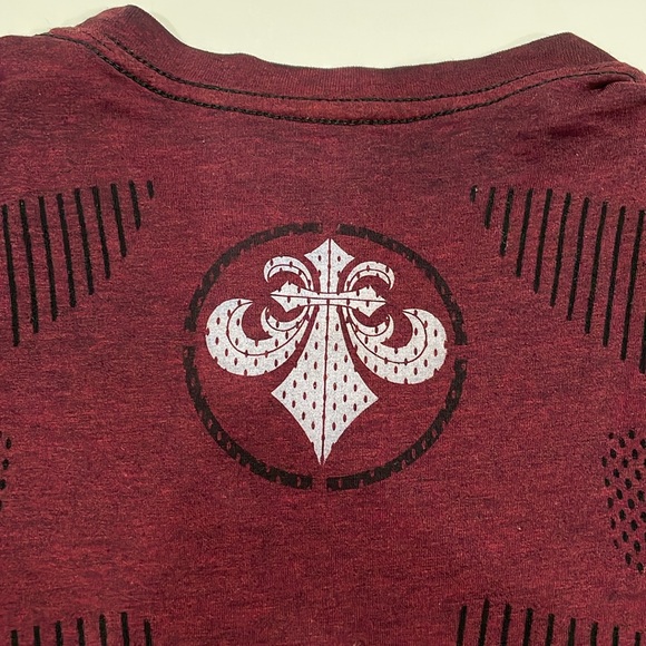 Affliction T-shirt ￼ men’s red size x large excellence condition - Picture 6 of 8